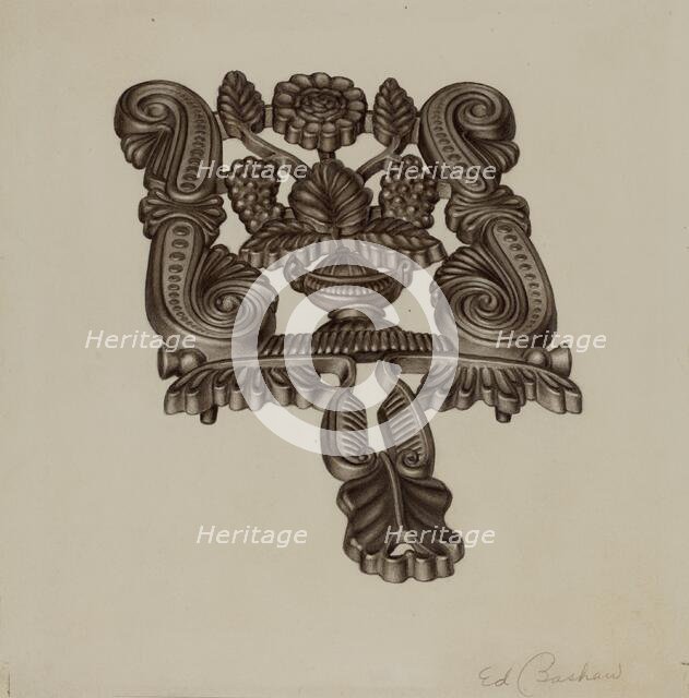 Trivet, c. 1941. Creator: Edward Bashaw.