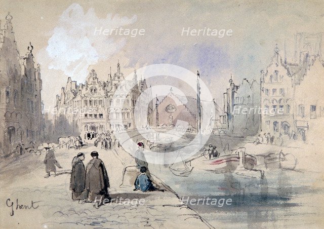 'Ghent', 1893. Artist: Sir John Gilbert