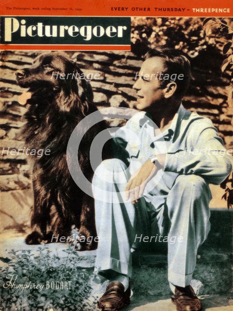 Humphrey Bogart (1899-1957), American actor, 1944. Artist: Unknown