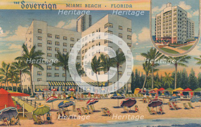 'The Sovereign. Miami Beach, Florida', c1940s. Artist: Unknown.