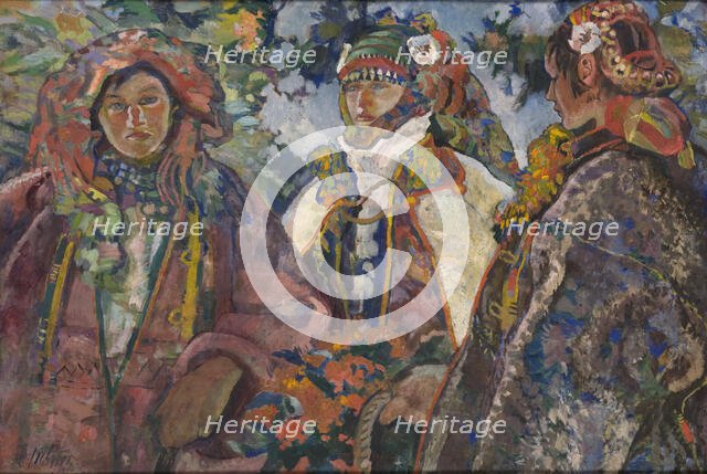 Hutsul wedding, 1924. Creator: Kazimierz Sichulski.