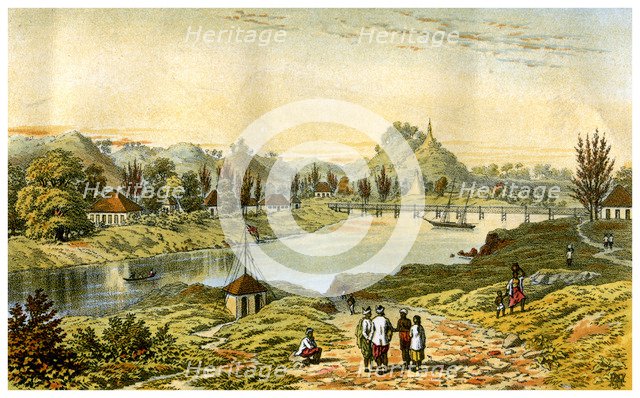 Sandoway, Arakan, Myanmar, 19th century.Artist: C Kegan Paul