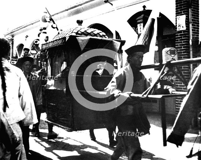 Departure of the Emperor of Japan, Korea, 1900. Artist: Unknown