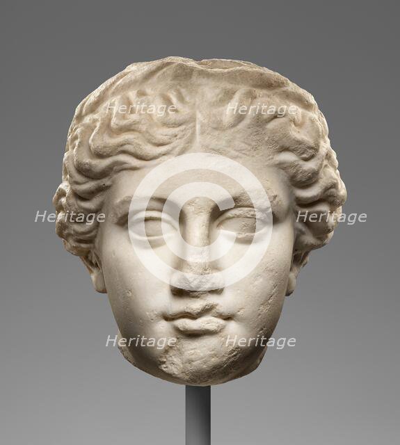 Head of a Goddess, 1st century BC-1st century AD. Creator: Unknown.