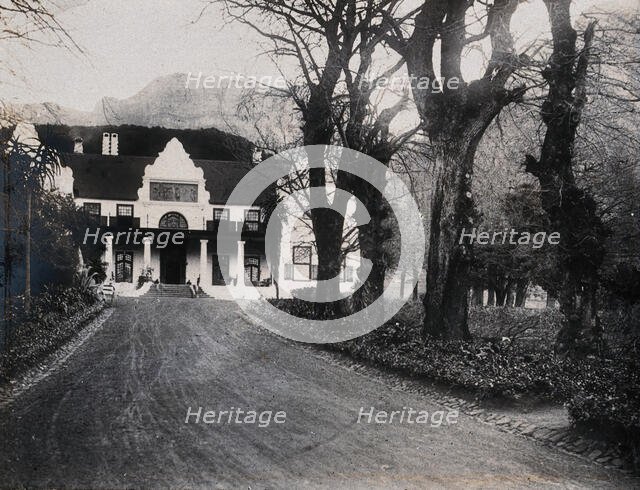 Cape Town, South Africa: Groote Schuur, a Dutch colonial house (the home of Cecil Rhodes), 1905. Creator: Tempest Anderson.