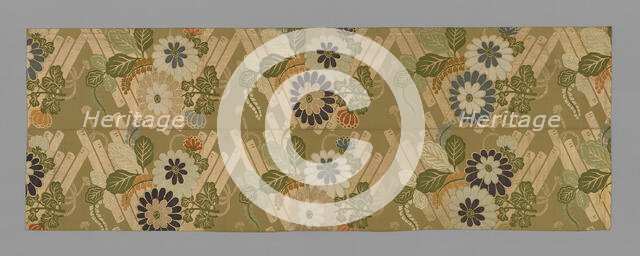 Obi (Belt), Japan, 18th/19th century, late Edo period (1789-1868)/ Meiji period (1868-1912). Creator: Unknown.