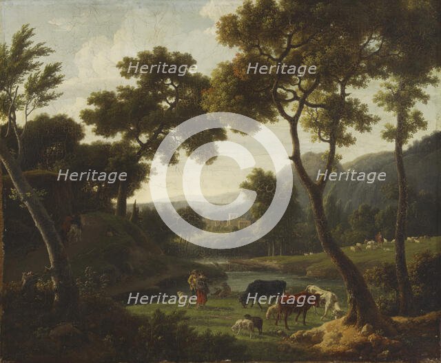 An Idealistic Landscape, c1800s. Creator: Nicolas-Didier Boguet.
