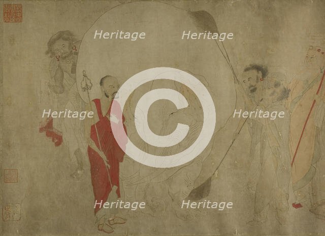 Washing the White Elephant, Ming dynasty (1369-1644), late 16th century. Creator: Unknown.