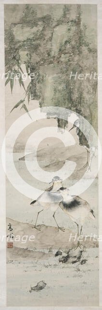 Water birds, probably 1923. Creator: Gao Qifeng.