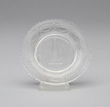 Cup plate, c. 1843. Creator: Unknown.
