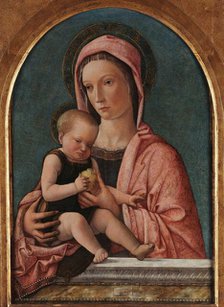 Madonna and Child, 1460-1465. Creator: Bellini, Giovanni (1430-1516).