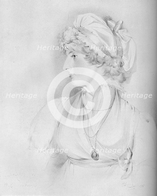 'Mrs. Siddons', 1797. Artist: RJ Lane.