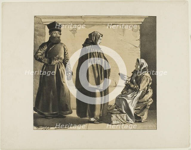 Scenes from Russian Folk Life, n.d. Creator:  Ignatii Stepanovich Shchedrovski.