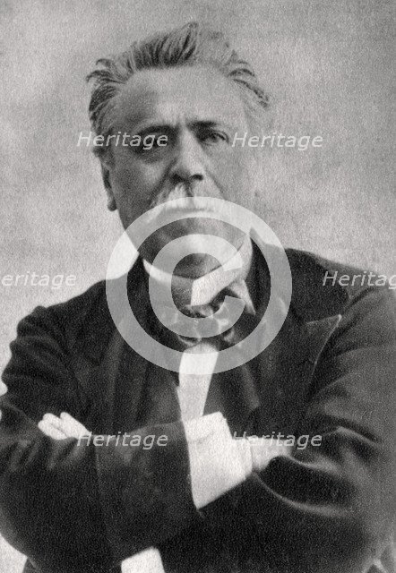 Henry Becque, French dramatist, 1899. Artist: Unknown