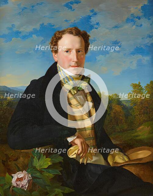 Self-portrait at a young age, 1828. Creator: Ferdinand Georg Waldmuller.