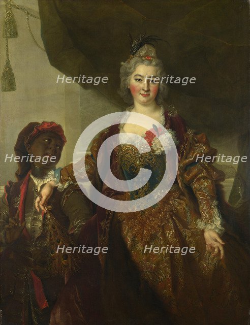 Portrait of Princess Rákóczi (1649-1722), ca 1720. Artist: Largillière, Nicolas, de (1656-1746)