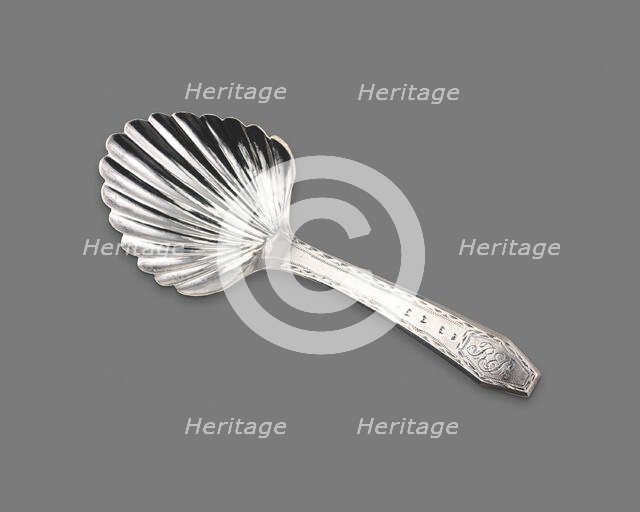 Tea Caddy Spoon, 1805/6. Creator: Robert Shepherd.