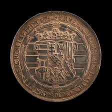 Shield of the Arms of Croy and Arschott [reverse], 1667. Creator: Unknown.