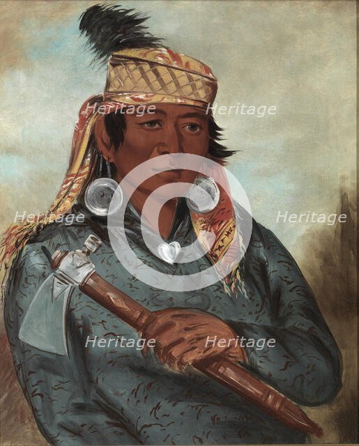 Wáh-pe-say, The White, 1830. Creator: George Catlin.