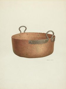 Copper Vat, c. 1940. Creator: Edward Jewett.