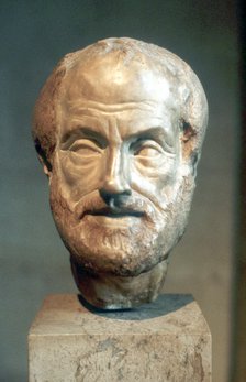 Aristotle (384-322 BC), Ancient Greek philosopher and scientist. Artist: Unknown