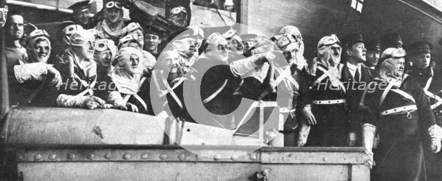 'La Reddition de la Flotte Allemande; A bord des navires anglais designes pour aller..., 1918. Creator: Unknown.