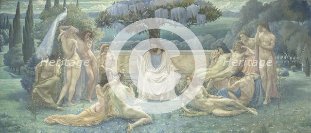 Platonic Academy. Creator:  Delville, Jean (1867-1953).