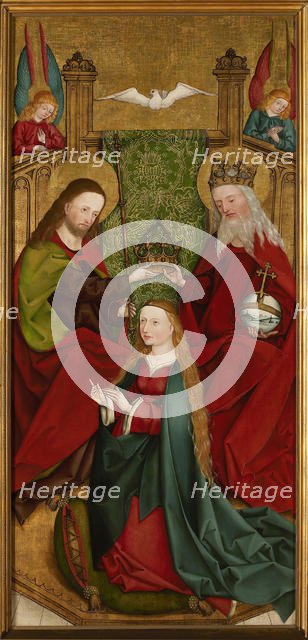 The Coronation of the Blessed Virgin Mary, ca 1485-1490. Creator: Master of the Sacristy of Kaufbeuren (active ca. 1480-1500).