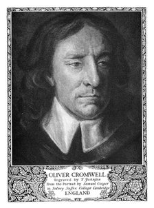 Oliver Cromwell (1599-1658), Lord Protector of England, 1899. Creator: T Johnson.