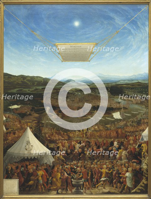 Mucius Scaevola before Porsenna, 1533.