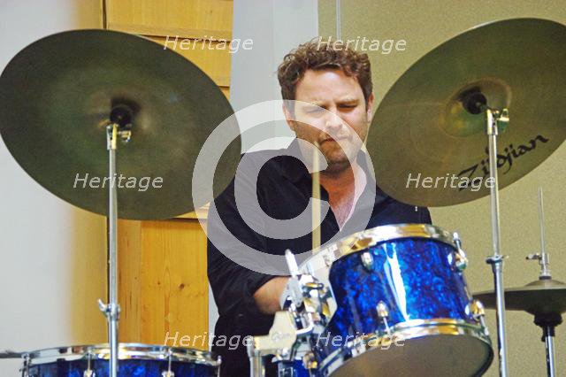 Gethin Jones, Adrian Cox Quartet, Loughton Methodist Church, Essex, 28 Sept 2019. Creator: Brian O'Connor.