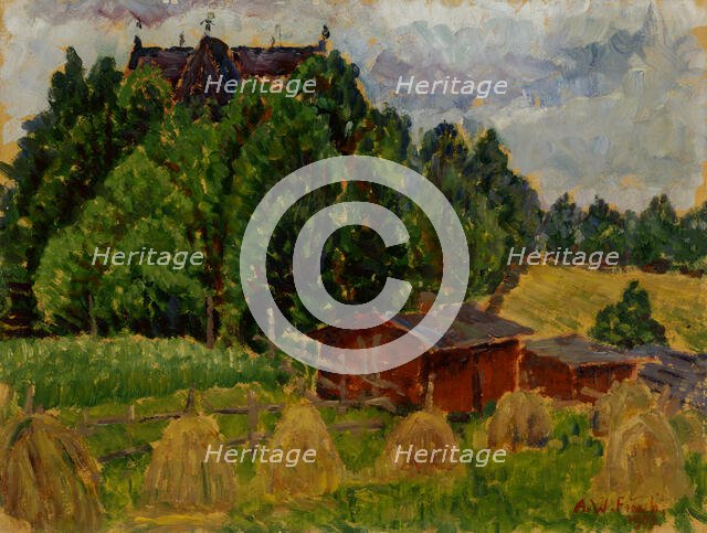 Landscape from Padasjoki, 1917. Creator: Alfred William Finch.