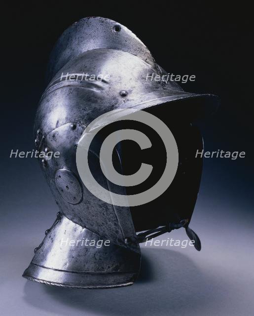 Burgonet with Hinged Cheek Pieces, c. 1540. Creator: Unknown.