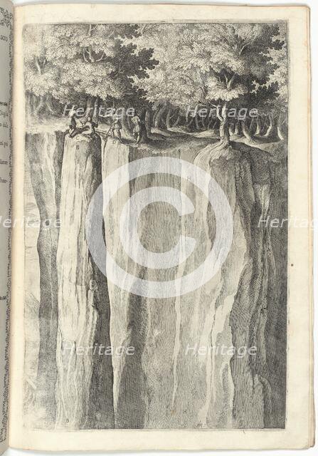 The Rock of Brother Wolf (Sasso di fra' Lupo) [plate V], 1612. Creator: Jacopo Ligozzi.