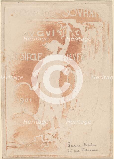 Souhaits Souhaits au Gui Le Siecle Neuf (Best Wishes for the New Century), 1901. Creator: Pierre Roche.