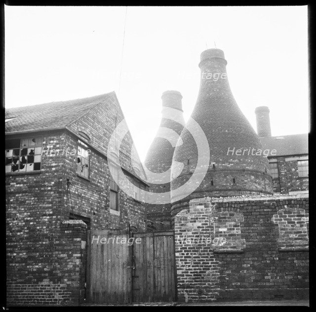 Bottle kilns, Stoke-on-Trent, Staffordshire, 1965-1968. Creator: Eileen Deste.