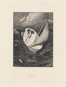 Rescue (Rettung), 1878/1880. Creator: Max Klinger.