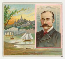 John A. Sleicher, Albany Evening Journal, from the American Editors series (N35) for Allen..., 1887. Creator: Allen & Ginter.