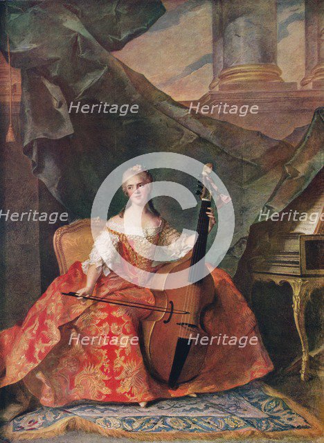 'Madame Henriette, Daughter of Louis XV', 1742, (1912). Artist: Jean-Marc Nattier.