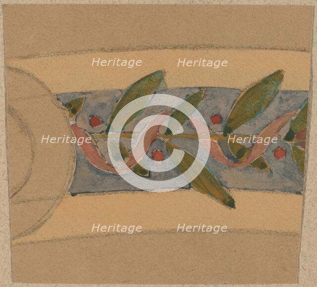 Study for a Border Design, 1890/1897. Creator: Charles Sprague Pearce.