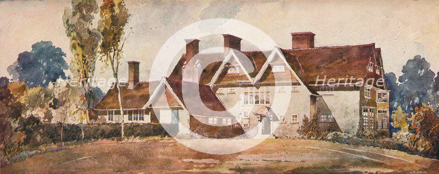 'House at Harrow Weald', c1900. Artist: Arnold Mitchell.