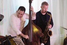 Iain Ballamy and Percy Pursglove, Watermill Jazz Club, Dorking, Surrey, 2 July 2019. Creator: Brian O'Connor.