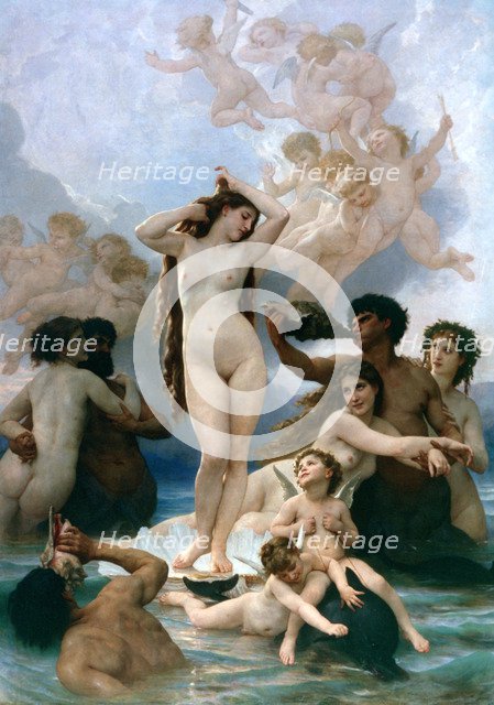 'The Birth of Venus', 1879. Artist: William-Adolphe Bouguereau