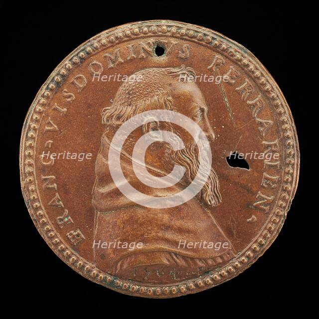 Francesco Visdomini of Ferrara, 1509-1573, Humanist and Hebraist [obverse], 1564. Creator: Pastorino Pastorini.