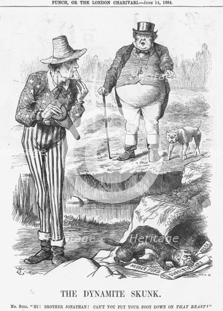 'The Dynamite Skunk', 1884. Artist: Joseph Swain