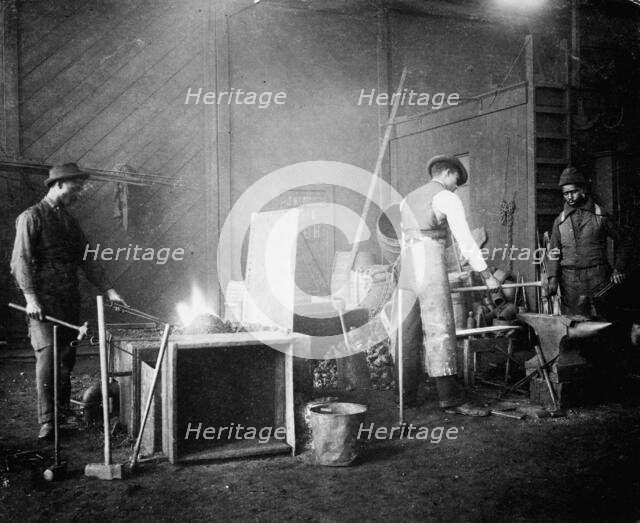 Newport News dry docks, c1900. Creator: Frances Benjamin Johnston.