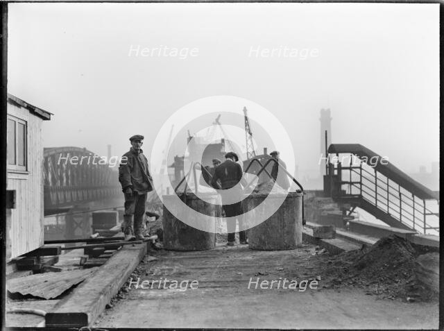 Demolition of Waterloo Bridge, City of Westminster, Greater London Authority, 1936. Creator: Charles William  Prickett.