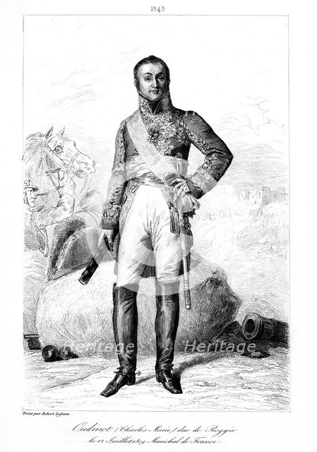 Nicolas Charles Oudinot (1767-1847), Duke of Reggio and Marshal of France, 1839.Artist: Francois Pigeot