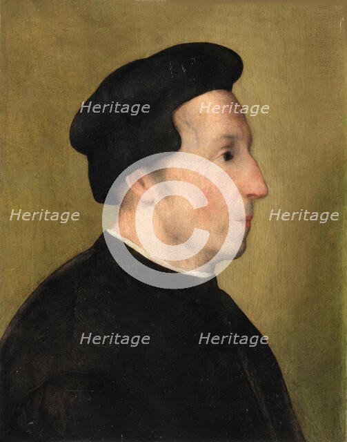 Portrait of Niccolo Machiavelli (1469-1527). Creator: Ghirlandaio, Ridolfo, (Circle) .