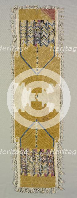 Embroidered Band for Curtain, 1800s. Creator: Unknown.